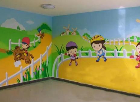 凤阳幼儿园墙体彩绘制作流程及注意事项