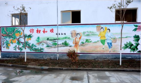 凤阳乡镇文化墙 乡风文明焕发新活力