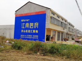 凤阳农村墙体广告在不同形式上面展现的不同特色