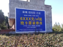 凤阳墙体广告的好处